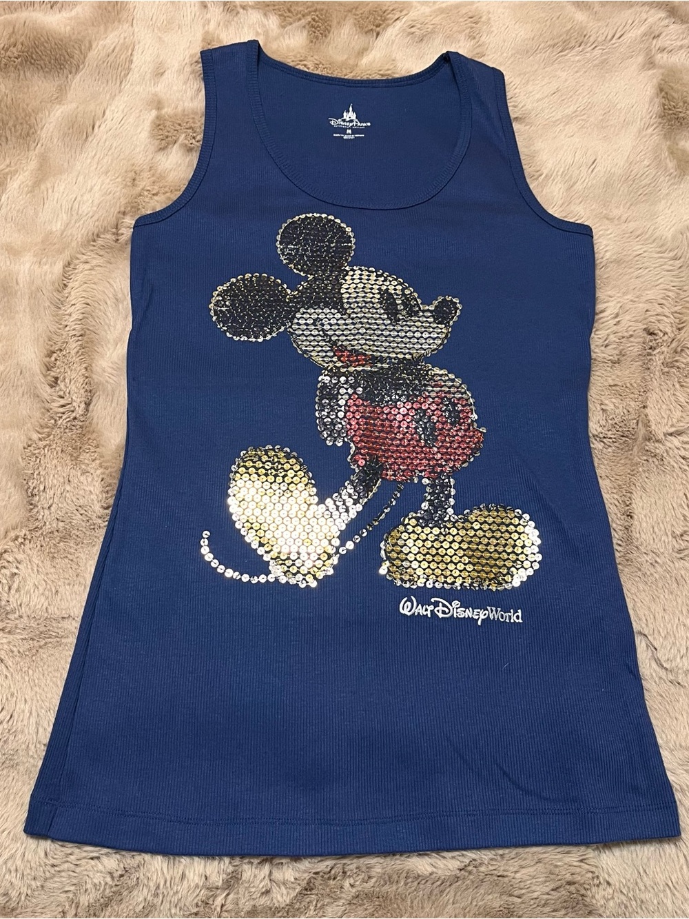 Disney parks, Disney World Mickey Mouse Sequin Tank, M